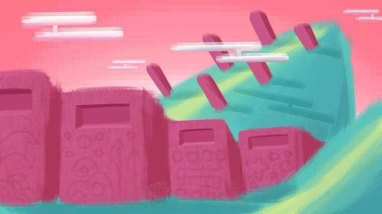 A piece of environmental concept art I made for my film, "INSOMNIUM" https://www.youtube.com/watch?v=fDRs9QgqUsw